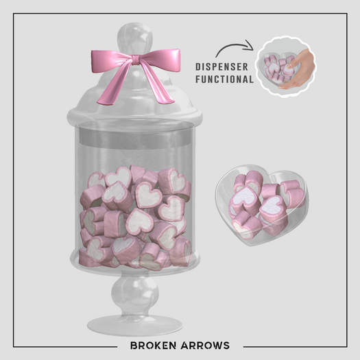 BROKEN ARROWS - Candy Love - Marshmallow - Pink [ADD]