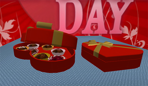 Heart box Red Foil Chocolate