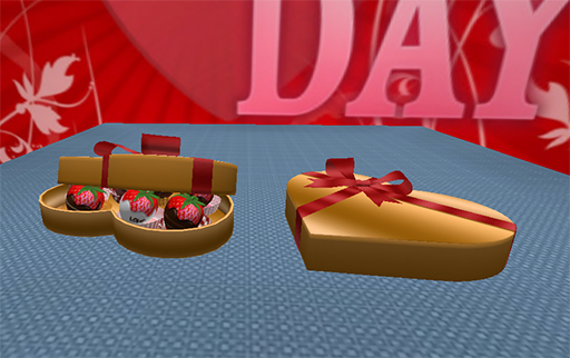 Heart box Gold  Strawberry Chocolate