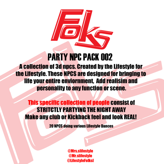 FOLKS - PARTY NPC PACK 002