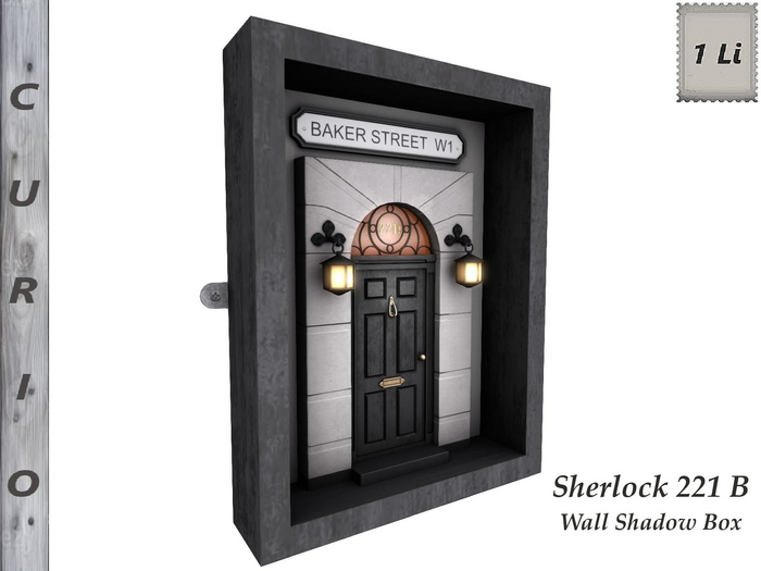 Sherlock 221 B Shadow Box