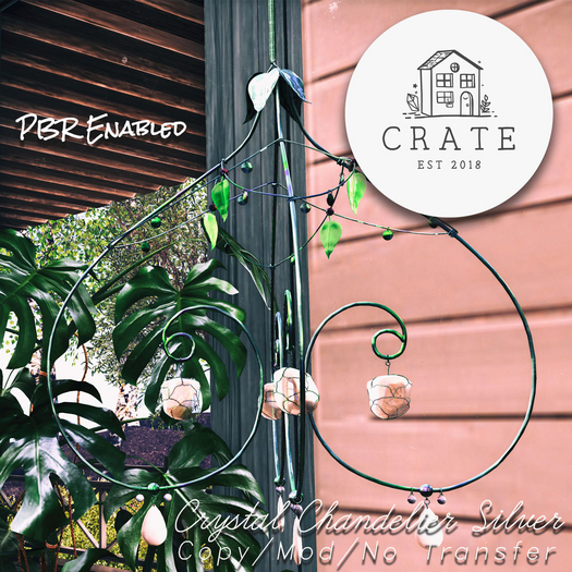 Delicate Chandelier - Silver PBR