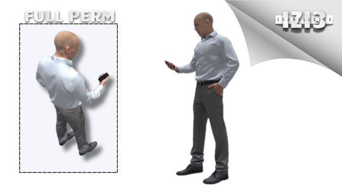 Mesh figure with phone 4 impact  full perm