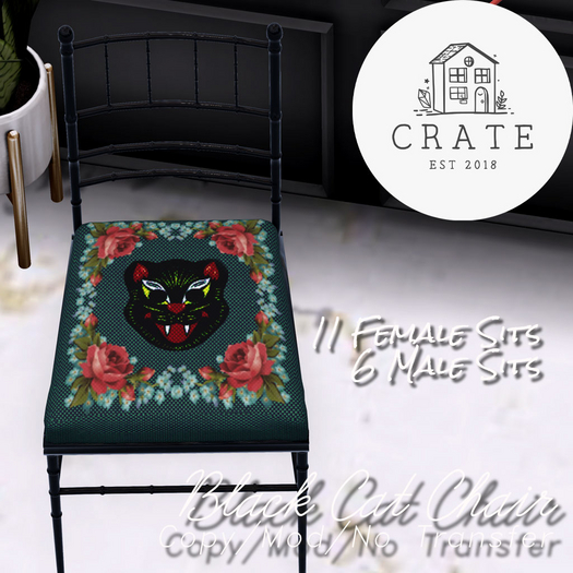 Spucci Black Cat Chair ADD/REZ