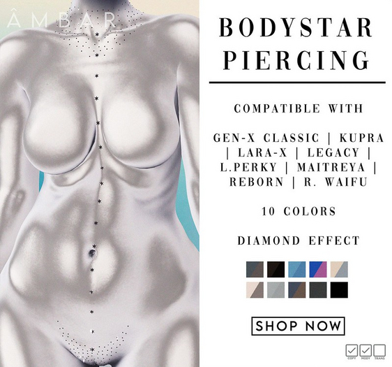 AMBAR JEANS - BODYSTAR PIERCING - FATPACK (UNPACKER)