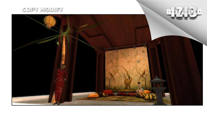 Oriental Mesh Decor with Animated Sit (Copy & Modify)
