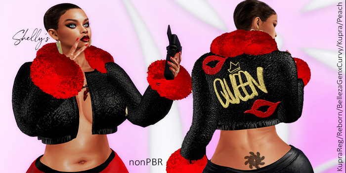 DEMO_Queen_lips jacket black