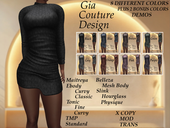 "GCD" Kathee Knit Dress DEMOS