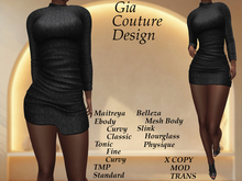 "GCD" Kathee Knit Dress Black