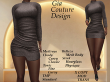 "GCD" Kathee Knit Dress Brown