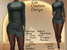 "GCD" Kathee Knit Dress Green