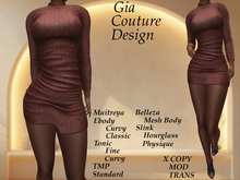 "GCD" Kathee Knit Dress Orange