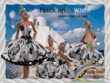 Black and white dress