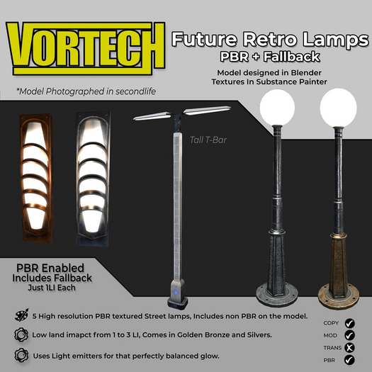 Future Retro Street Lamps PBR 