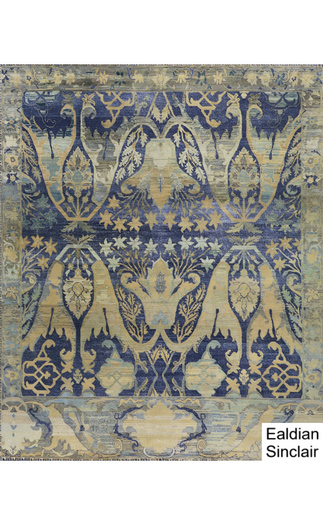 Antique Sapphire Oriental Rug