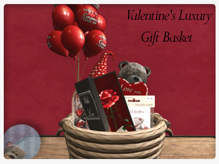 Valentine's Luxury Gift Basket By Snuggles