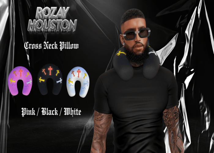 RozayHouston-Cross Neck Pillow