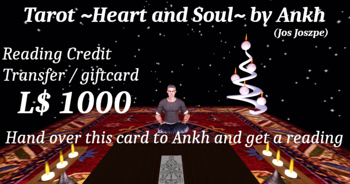 Tarot reading Credit card 1000