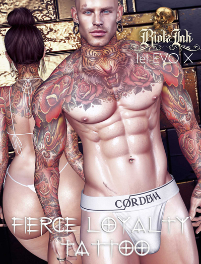.:RiotzInk:.Fierce Loyalty Tattoo {BOM/Evox}