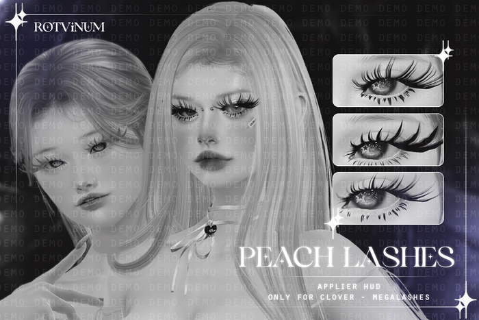 DEMO [R. Peach Lashes [Clover Lashes] ADDME.