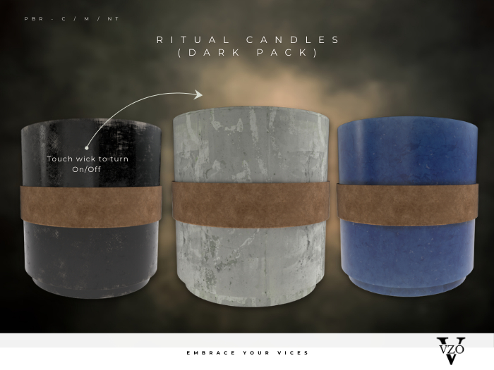 VZO - Ritual Candles (Dark Pack)