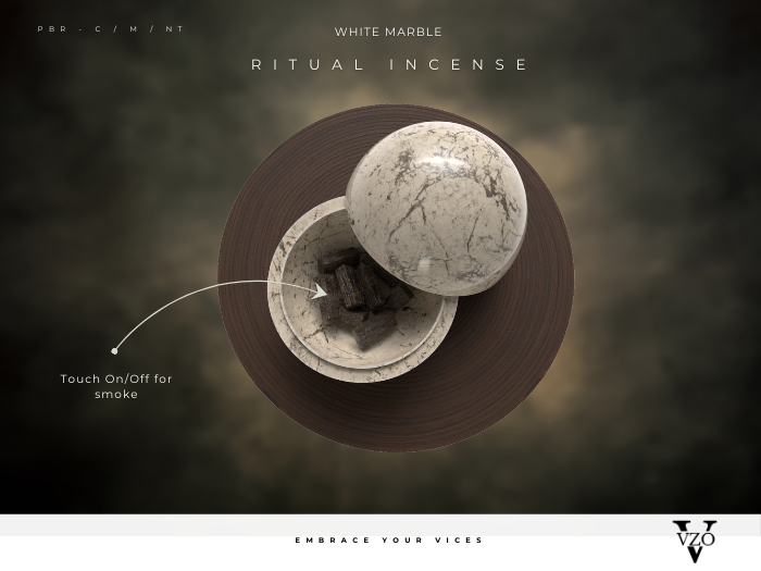 VZO - Ritual Incense White Marble