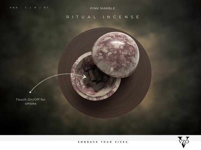 VZO - Ritual Incense Pink Marble