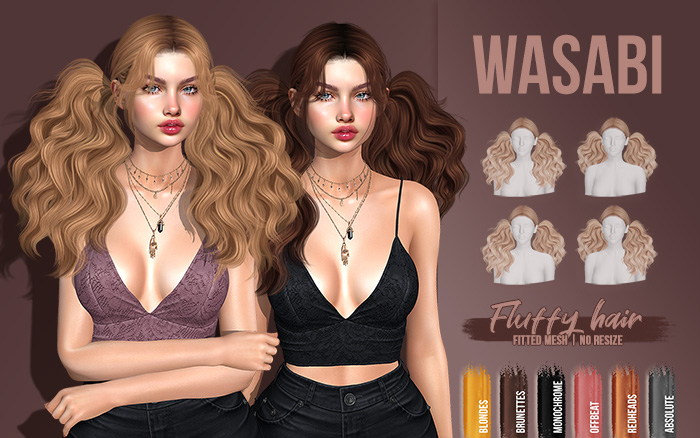 Wasabi // Fluffy Hair - Absolute Pack