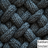 Gray Woven Rope Seamless Texture