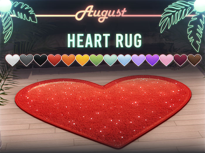 [• AUGUST •] - Rug (heart)