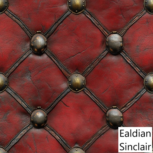 Riveted Red Leather Armor Seamless Texture