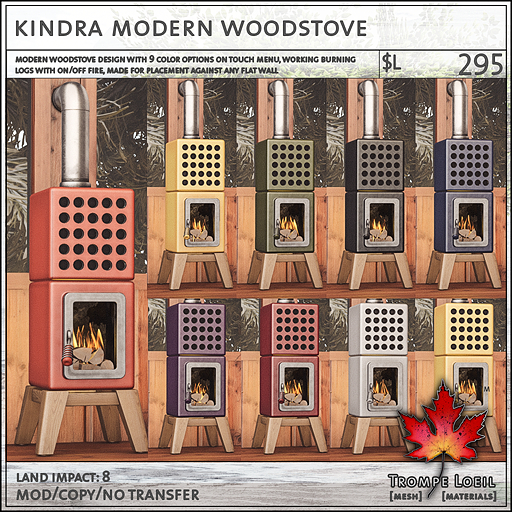 Trompe Loeil - Kindra Modern Woodstoves [mesh]