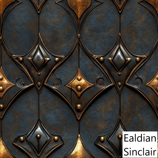 Gilt and Leather Armor Seamless Texture