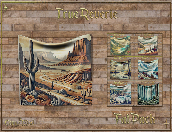 [True] National Parks Tapestries - Fatpack 