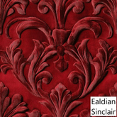 Garnet Stamped Velvet Seamless Texture