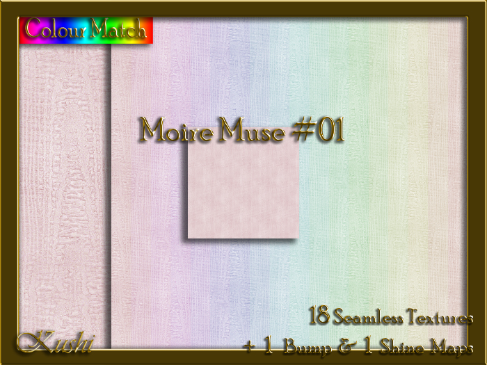 Moire Muse #01 Texture Pack