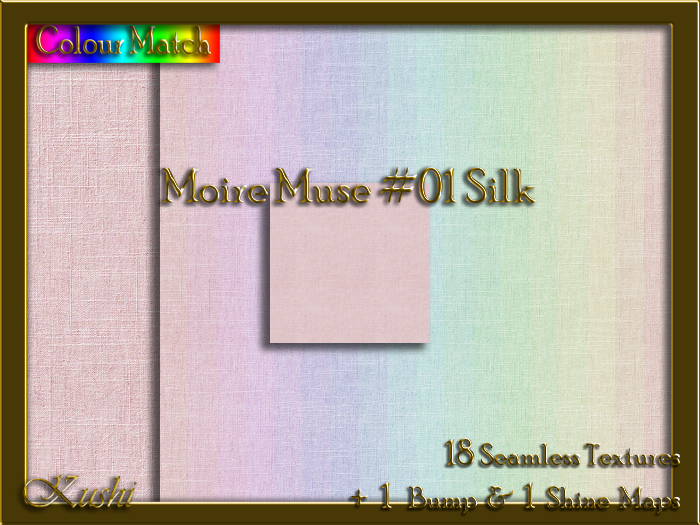 Moire Muse #01 SILK Texture Pack