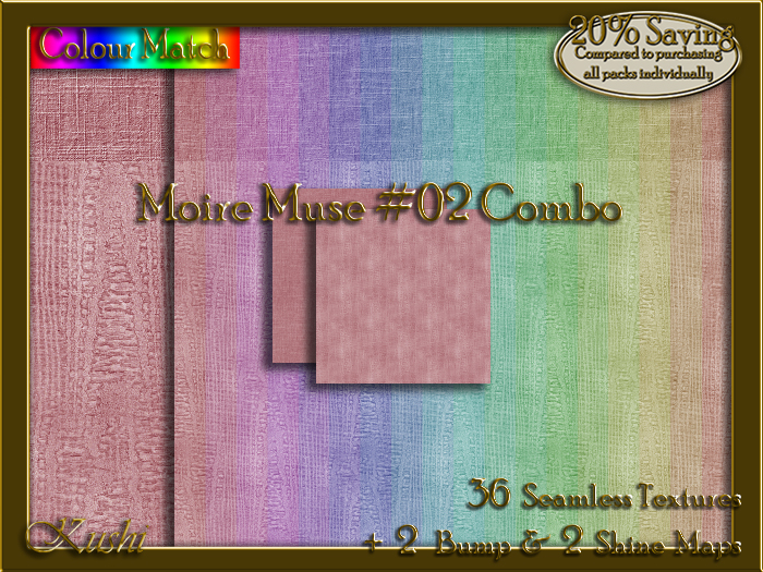 Moire Muse #02 COMBO Texture Bundle