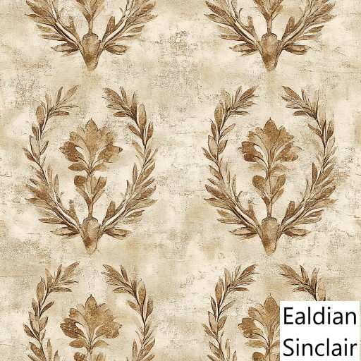 Laurel Wreath Linen Seamless Texture
