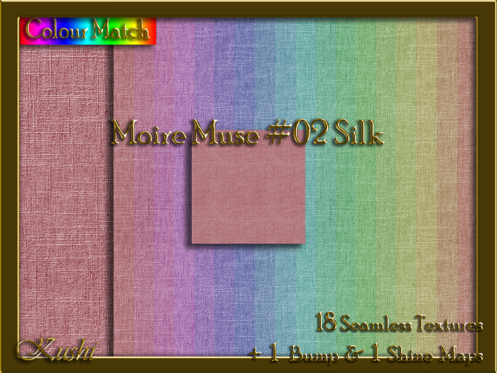 Moire Muse #02 SILK Texture Pack