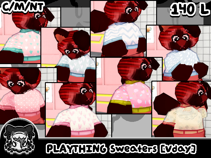 [SKIN_SYN] PLAYTHING Sweaters [Vday]