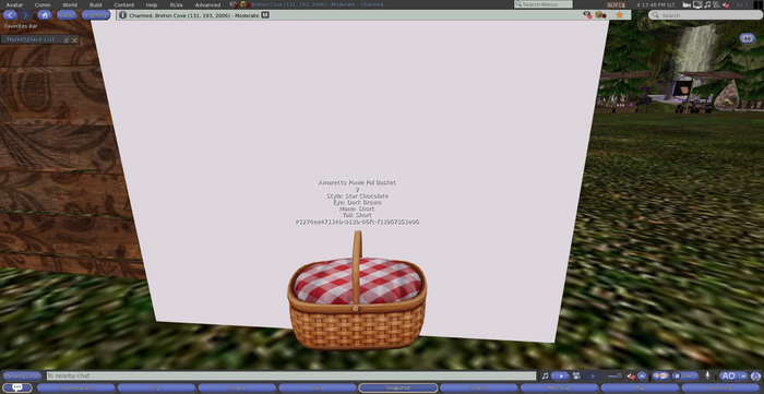 Amaretto Ponie Pal Basket