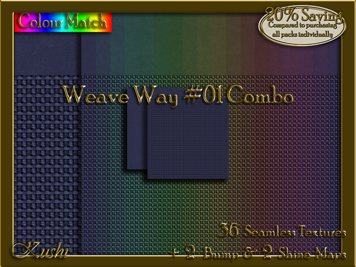 Weave Way #01 COMBO Texture Bundle