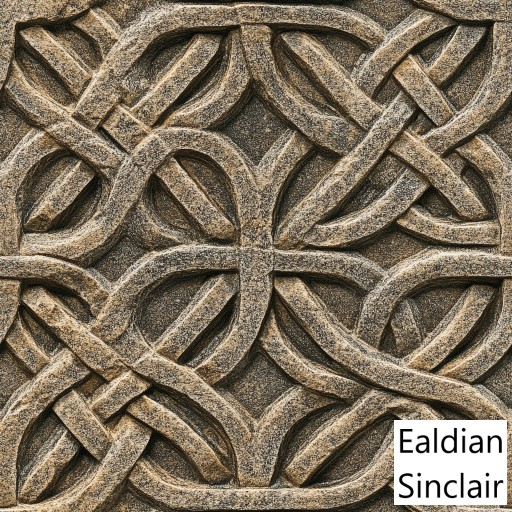 Celtic Stone Carved Pattern Seamless Texture