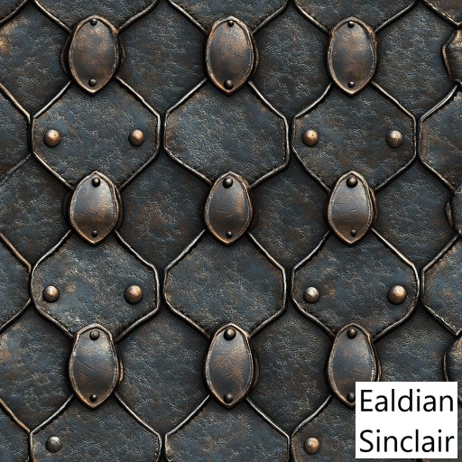 Leather Riveted Armor Seamless Texture