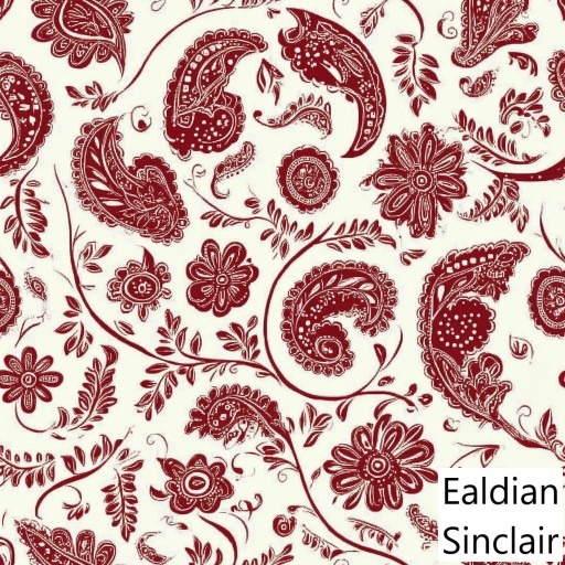 Maroon Paisley Seamless Texture