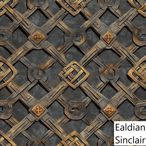 Celtic Carved Paneling Seamless Texture