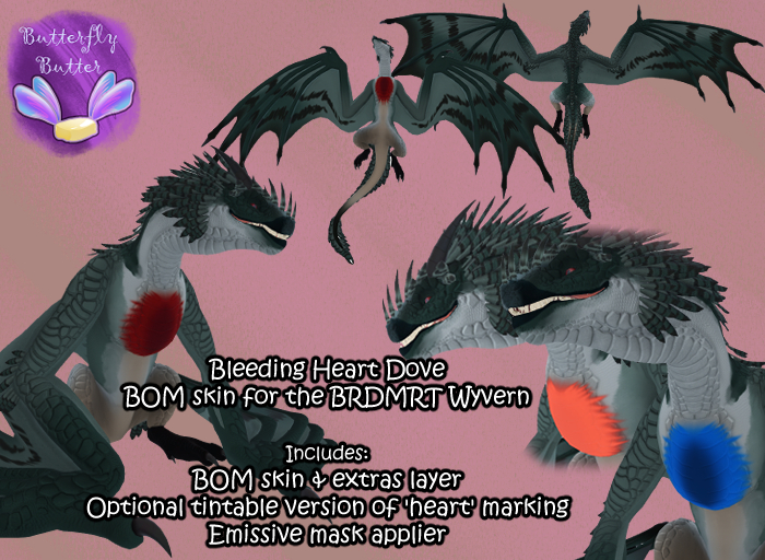 ~:;Butterfly Butter:;~  Bleeding Heart Wyvern