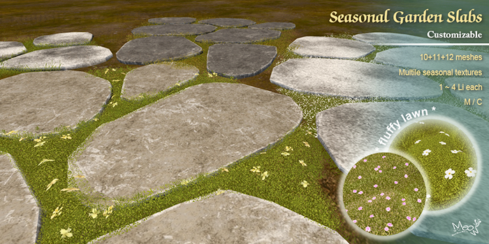 MMM-Garden Slab Set(add)