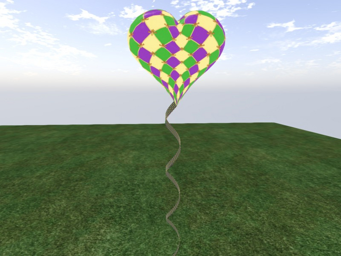 TM Mardi Gras Balloon - Diamonds